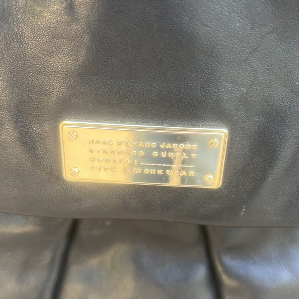 Marc by Marc Jacobs Black Leather Shoulder Purse - Picture 3 of 9